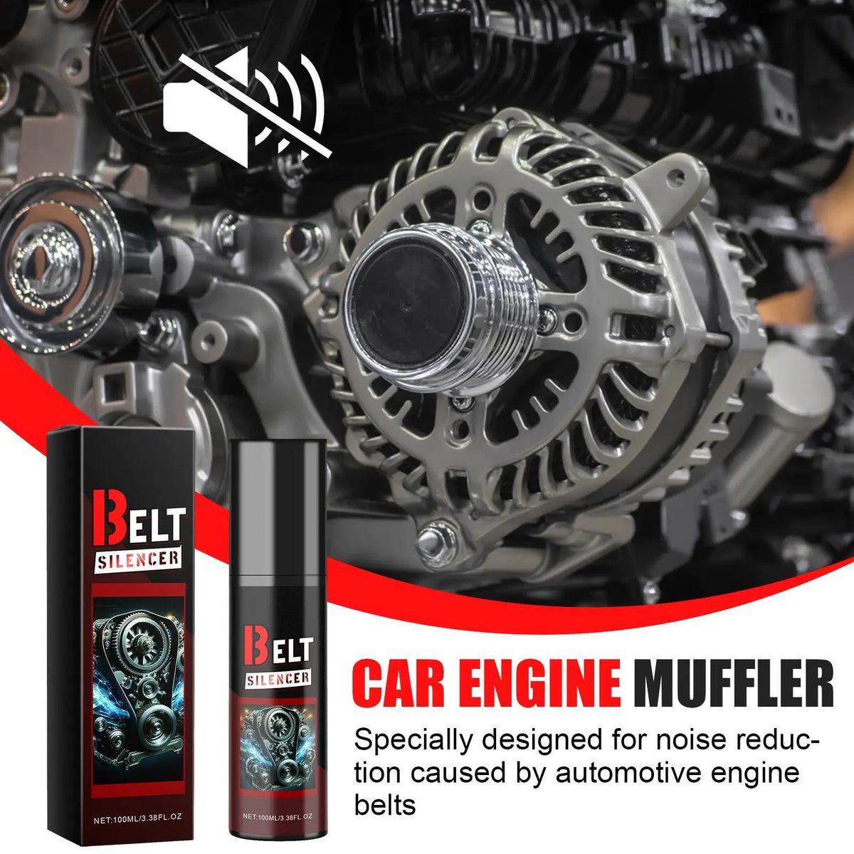 Car Engine Belt Dressing Spray 100ml – Quiet & Protect Belts Belt Dressing Spray Nixie