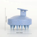 Silicone Scalp Massage Shampoo Brush | Hair Care Tool Scalp Massage Brush Nixie Blue