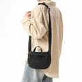 Men's Nylon Crossbody Chest Bag – Multifunctional Sports Sling Crossbody Chest Bag Nixie Black
