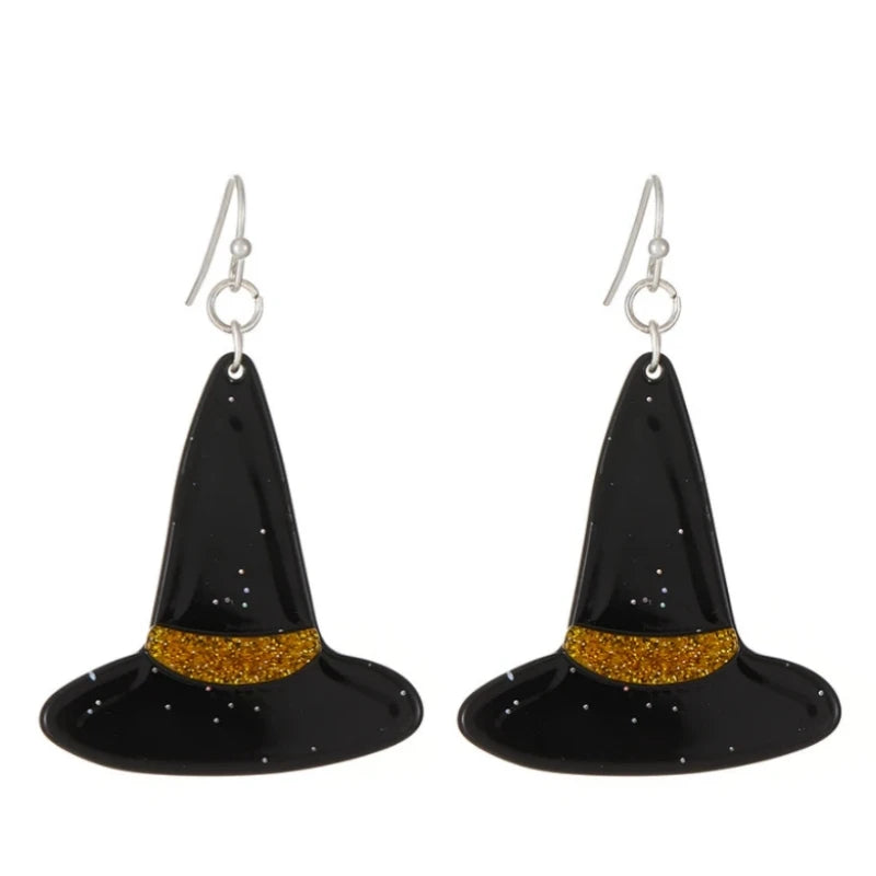 Punk Skull Drop Earrings – Acrylic Fashion Jewelry for Women Drop Earrings Nixie