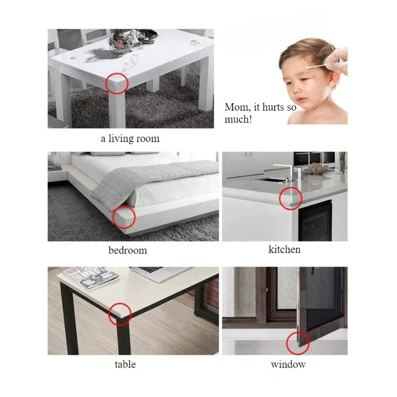 Transparent Silicone Corner Guards – Furniture Edge Bumpers Silicone Corner Guards Nixie