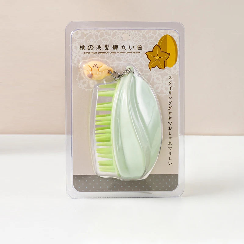 Silicone Scalp Massage Brush – Dry & Wet Hair Wash Comb