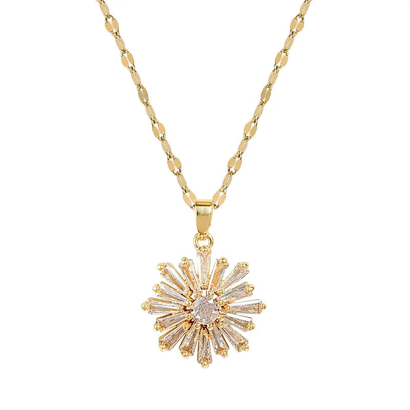 Heart Butterfly Knot Choker Necklace | Gold Stainless Steel