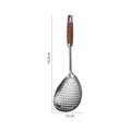 Stainless Steel Spider Skimmer Strainer – Non-Slip Handle Kitchen Skimmer Strainer Nixie S