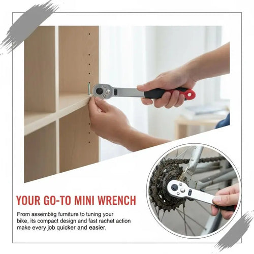 1/4 Inch Reversible Ratchet Wrench with Quick Release Ratchet Wrench Nixie Default Title