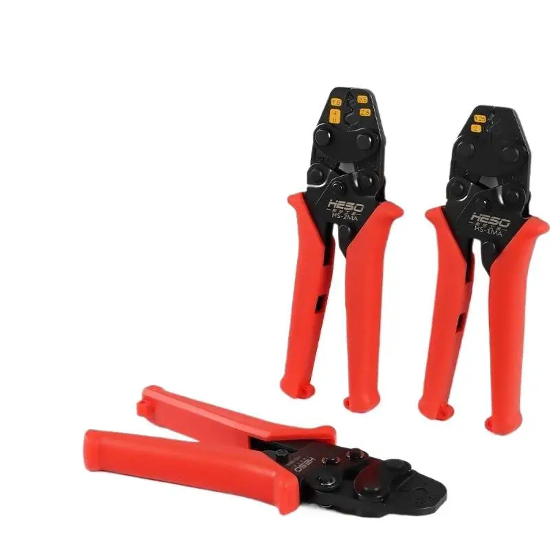 Ratchet Crimping Pliers – Bare Terminal Wire Crimp Tool Ratchet Crimping Pliers Nixie