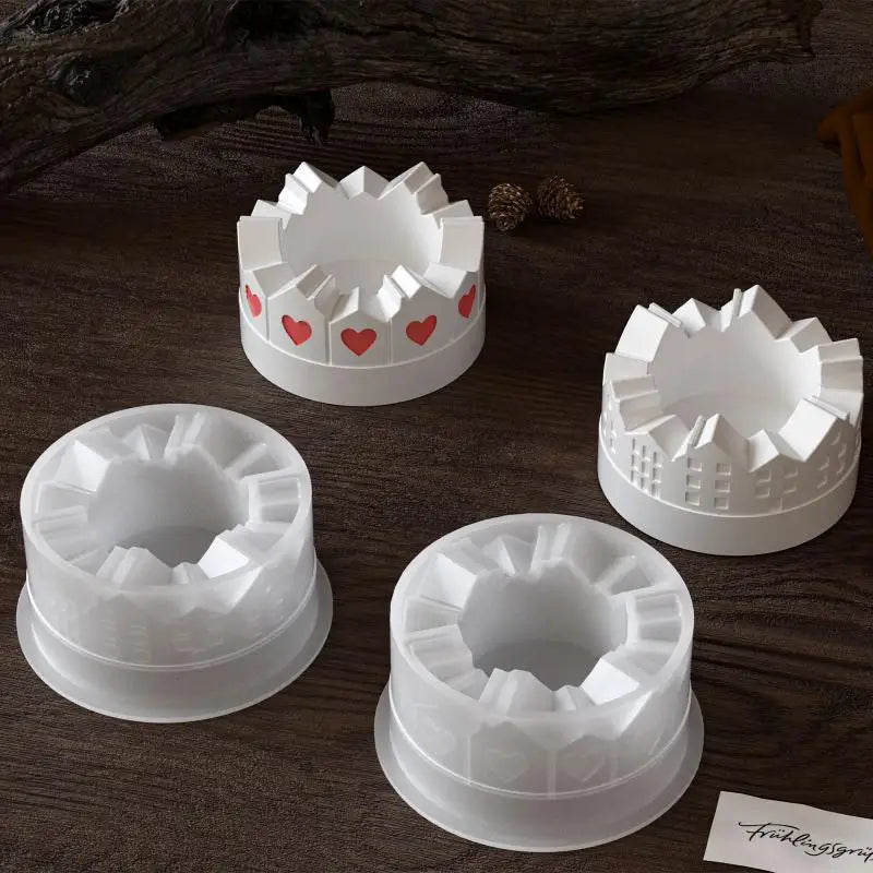 3D Castle Silicone Mold – DIY Candle, Resin & Gypsum Crafts Silicone Craft Mold Nixie