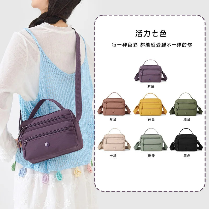 Nixie Large Canvas Crossbody Bag – Travel Shoulder Bag Crossbody Shoulder Bag Nixie