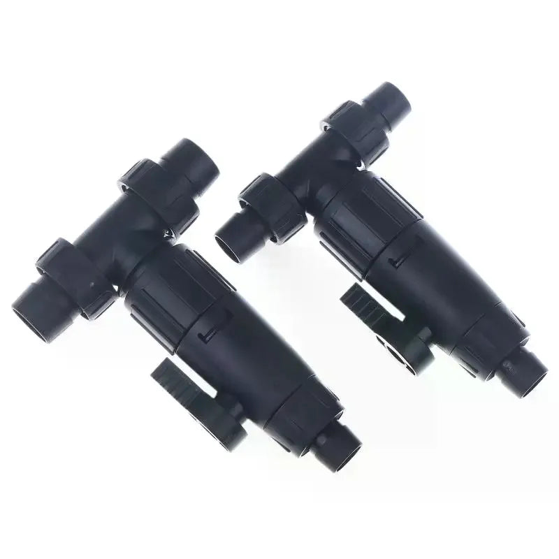 3-Way Aquarium Hose Connector 12/16mm Quick Release Valve Aquarium Hose Connector Nixie