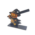 Wooden Grim Reaper Skeleton Ornament – Halloween Tabletop Décor Halloween Ornament Nixie A3