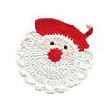 Hand-Knitted Christmas Crochet Coaster | Gingerbread Man Cup Mat Crochet Coaster Nixie 4