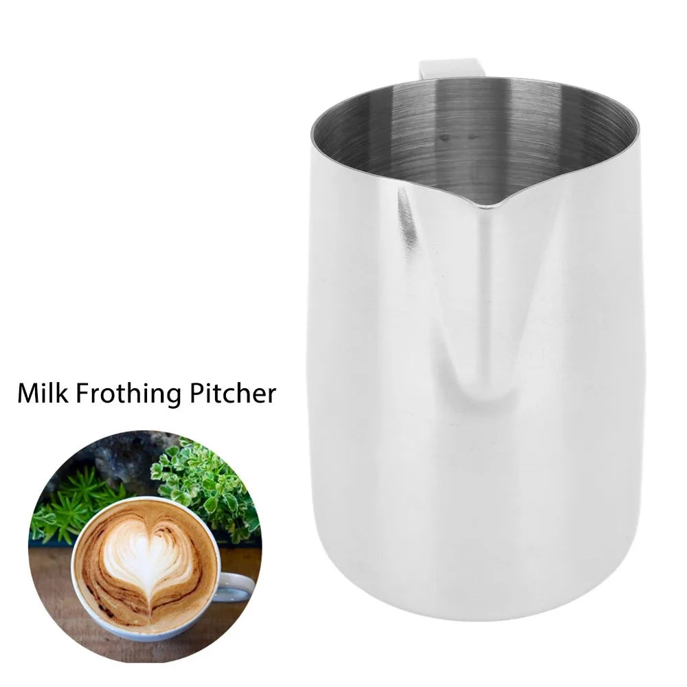 450ml Stainless Steel Milk Frothing Pitcher | Latte Art Jug Milk Frothing Pitcher Nixie