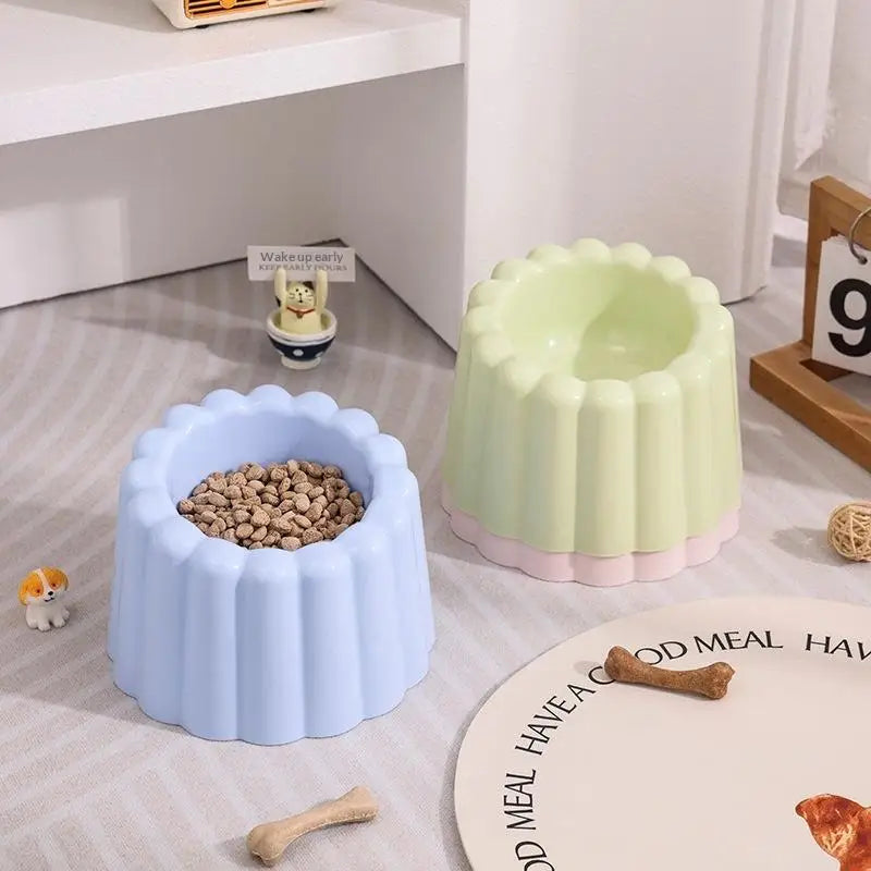 Elevated Non-Slip Pet Bowl – Scalloped Rim, BPA-Free | Nixie Elevated Pet Bowl Nixie