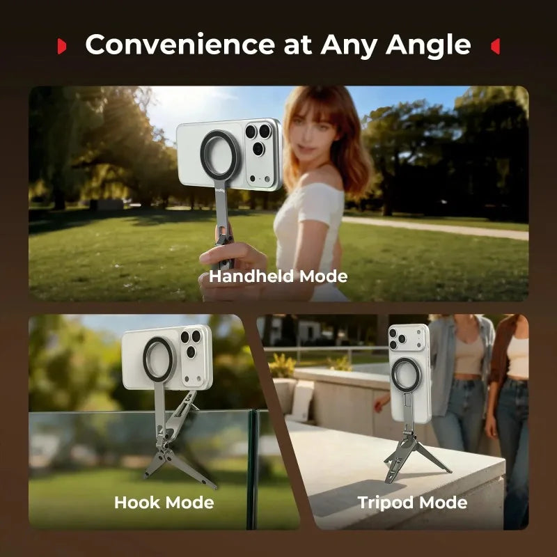 Magnetic Phone Tripod 3-Mode Foldable 360° Selfie Stick Phone Tripod Stand Nixie