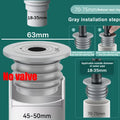 Silicone Sewer Seal Ring – Anti-Odor Floor Drain Plug Drain Seal Plug Nixie No valve 45-50mm