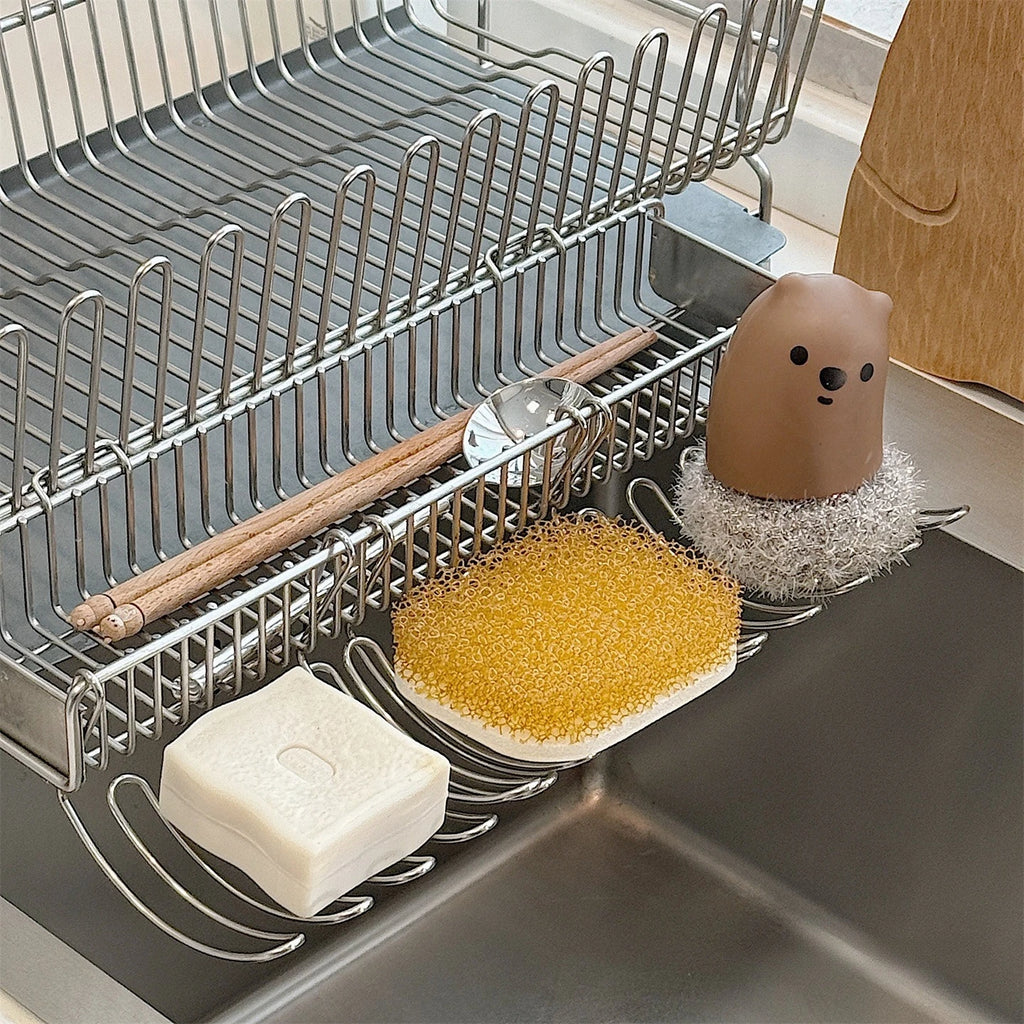 Stainless Steel Kitchen Sink Drain Basket Hanging Rack Sink Drain Basket Nixie