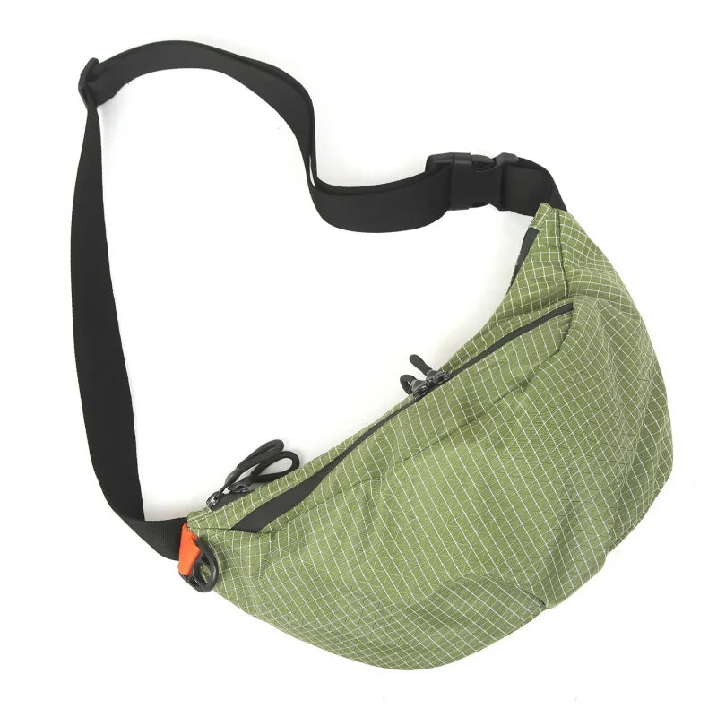 Plaid Canvas Dumpling Bag – Large Crossbody Shoulder Bag Crossbody Shoulder Bag Nixie