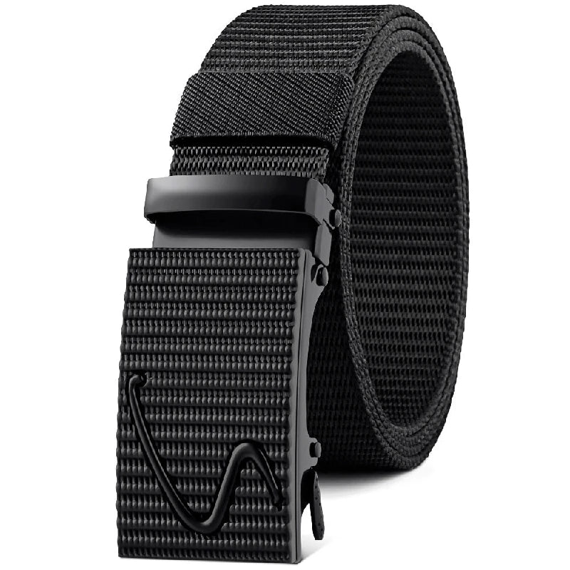 Unisex Tactical Canvas Belt – Outdoor Military Style, 120cm Tactical Canvas Belt Nixie 125cm 8-8-05