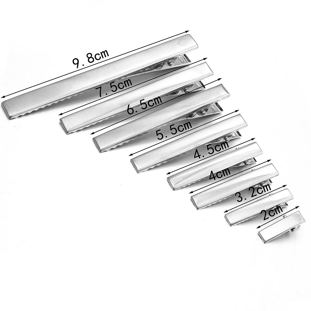 Metal Duckbill Alligator Hair Clips Flat Hairpins 20-50pcs Hair Alligator Clips Nixie