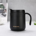 Stainless Steel Thermal Coffee Mug with Handle 350/550ml Thermal Travel Mug Nixie A 350ml Mug Black