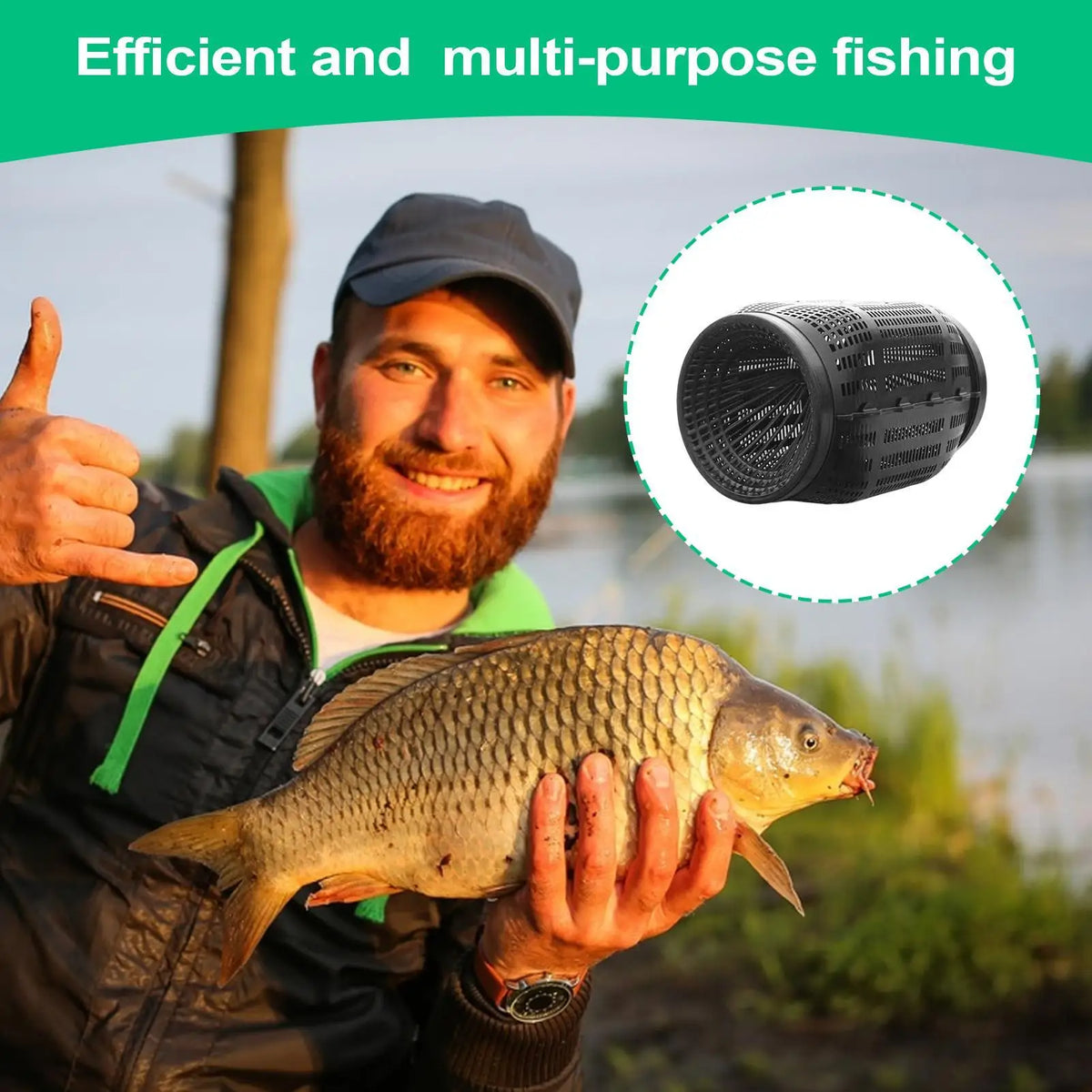 Foldable Fish Crab Trap Cage – Shrimp Eel Minnow Fishing Net Fishing Trap Cage Nixie