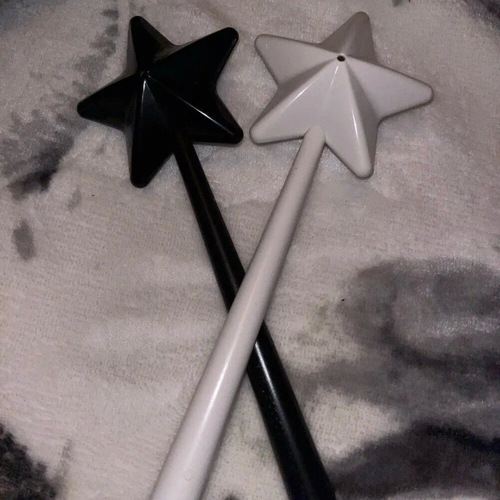 Magic Wand Salt & Pepper Shakers – Star Long Handle Set