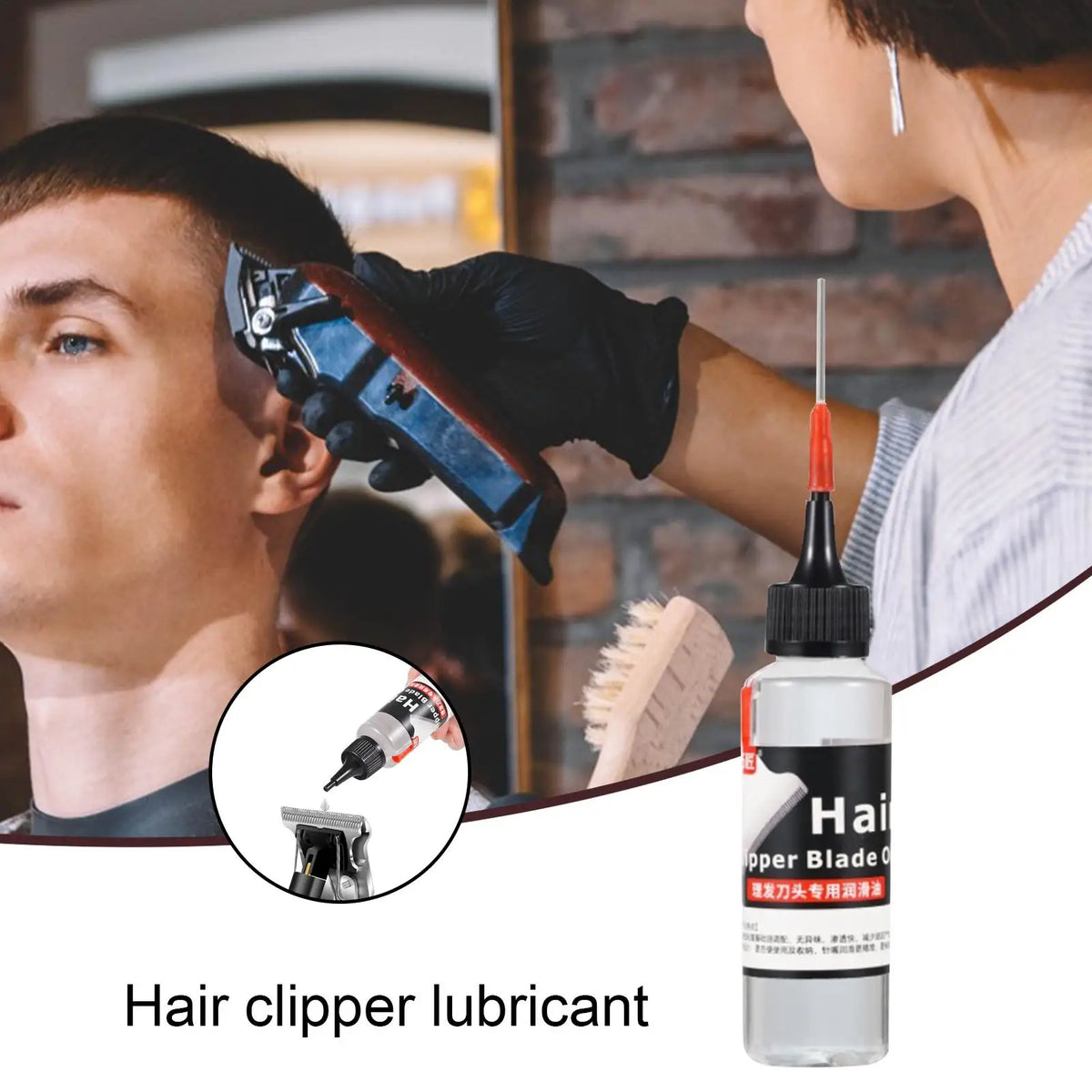 60ml Hair Clipper Oil – Anti-Rust Lubricant for Trimmers Clipper Lubricant Oil Nixie