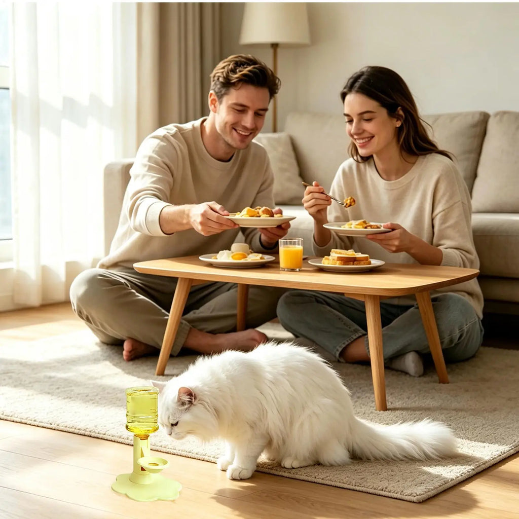 Elevated Gravity Pet Water Dispenser Stand for Cats & Dogs Pet Water Dispenser Nixie