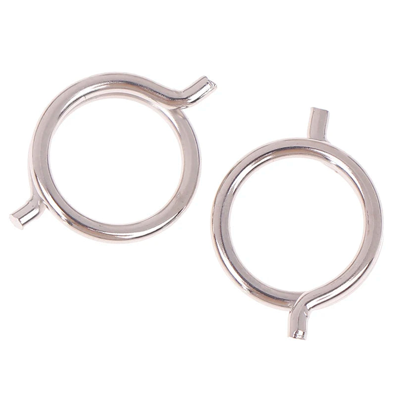 2PCS Nickel-Plated Steel Torsion Spring for Scissors 15mm Replacement Torsion Spring Nixie