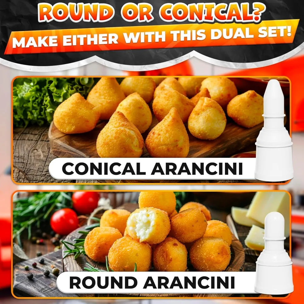Meatball & Sushi Rice Ball Maker Mold – Round & Pointed