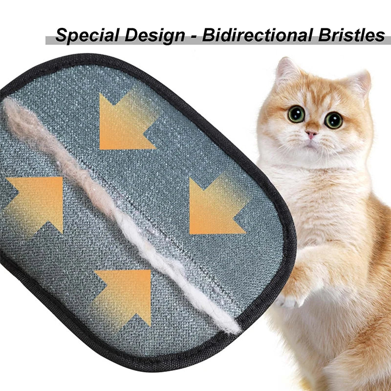 Pet Hair Remover Grooming Gloves for Cats & Dogs Pet Grooming Glove Nixie