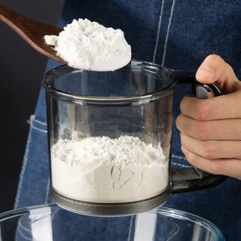 Handheld Flour Sifter Fine Mesh Powder Sieve | Baking Tool Flour Sifter Nixie