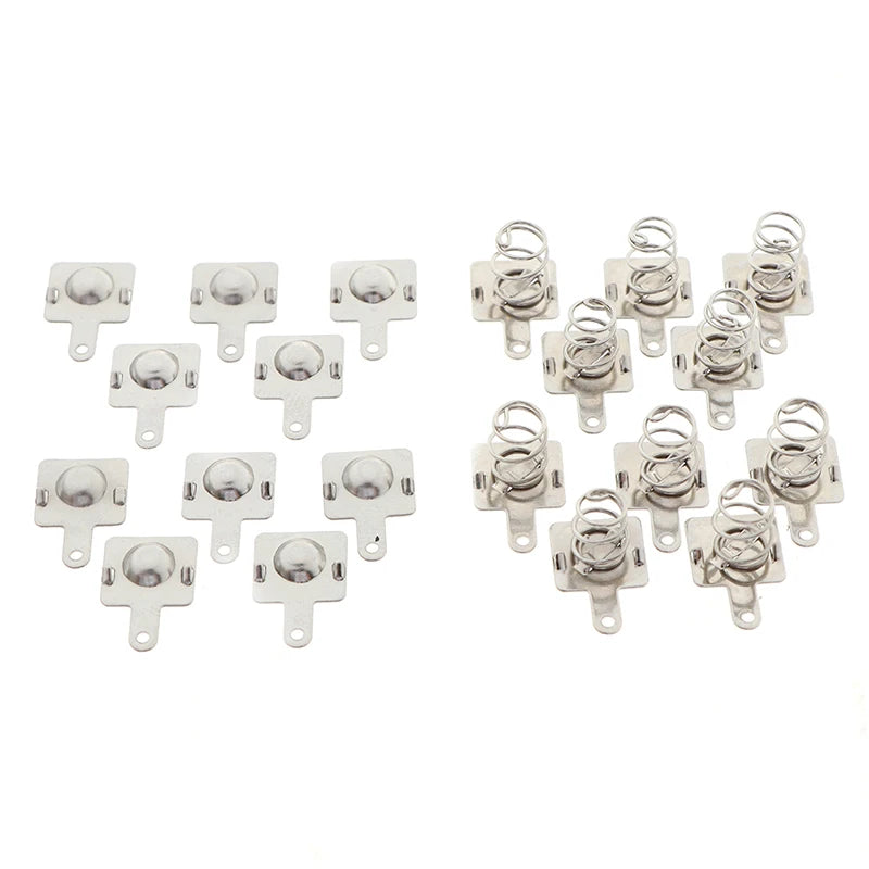 10 Pairs Metal Battery Spring Contacts for AA & AAA Batteries
