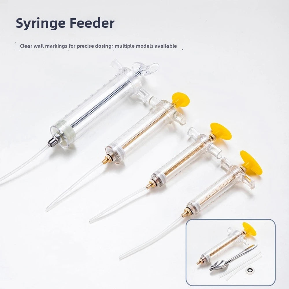 Bird Feeding Syringe Set 20ml & 50ml with Spoon for Parrots Bird Feeding Syringe Nixie