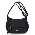 Nixie Women's Large Capacity Crossbody Bag – Lightweight Crossbody Shoulder Bag Nixie Black