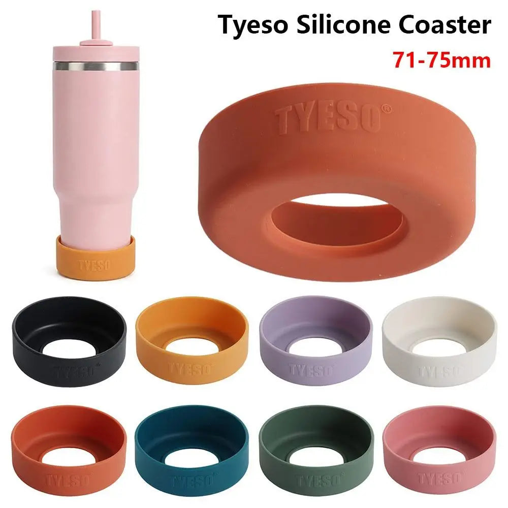 Silicone Anti-Slip Bottle Bottom Cover 71-75mm | Tyeso Mug Silicone Bottle Sleeve Nixie