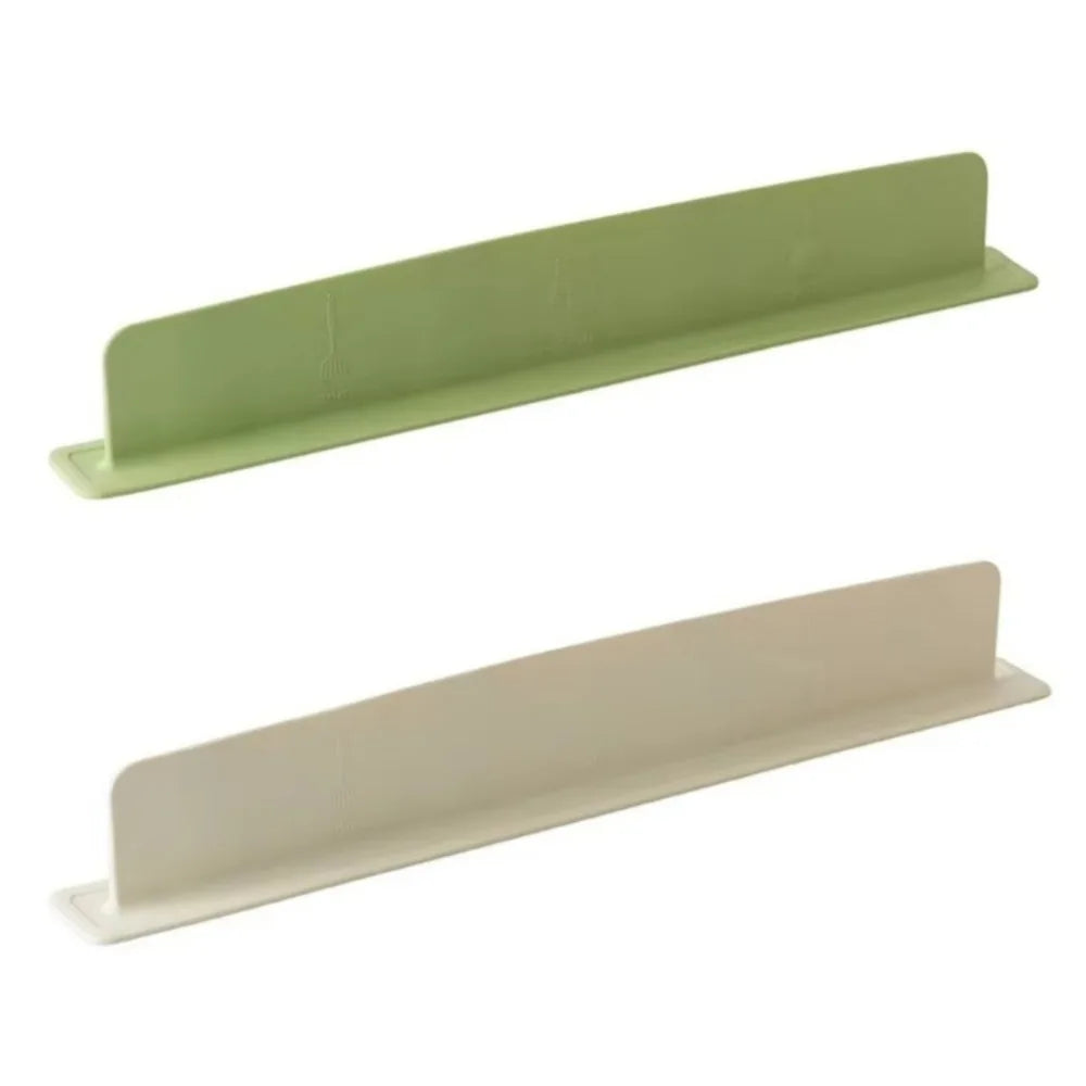 Silicone Sink Splash Guard with Suction Cup | Oil & Water Baffle Sink Splash Guard Nixie 2pcs white-green