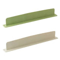 Silicone Sink Splash Guard with Suction Cup | Oil & Water Baffle Sink Splash Guard Nixie 2pcs white-green