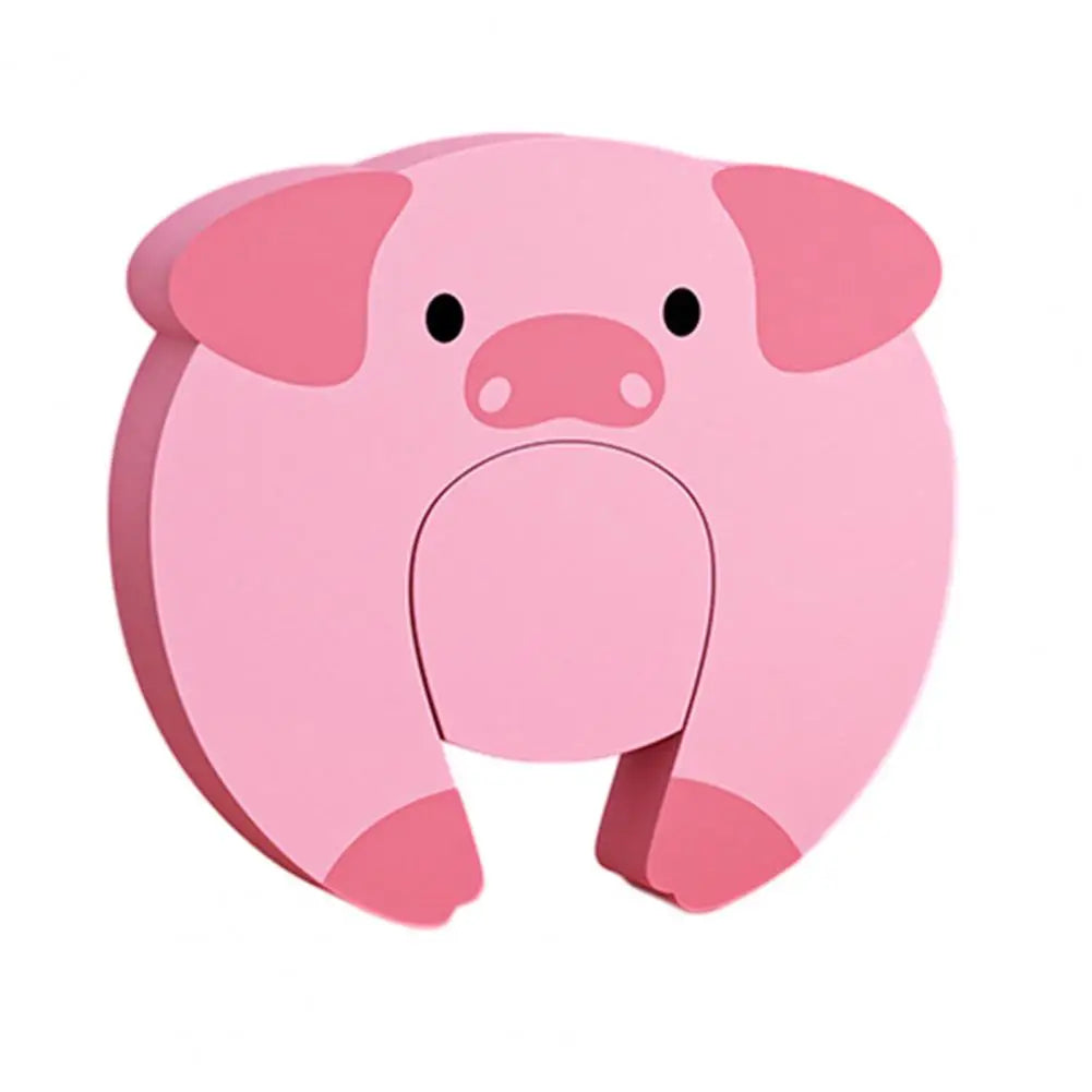 Cute Animal Door Pinch Guard & Slam Stopper – Baby Safety Baby Door Stopper Nixie Little Pig