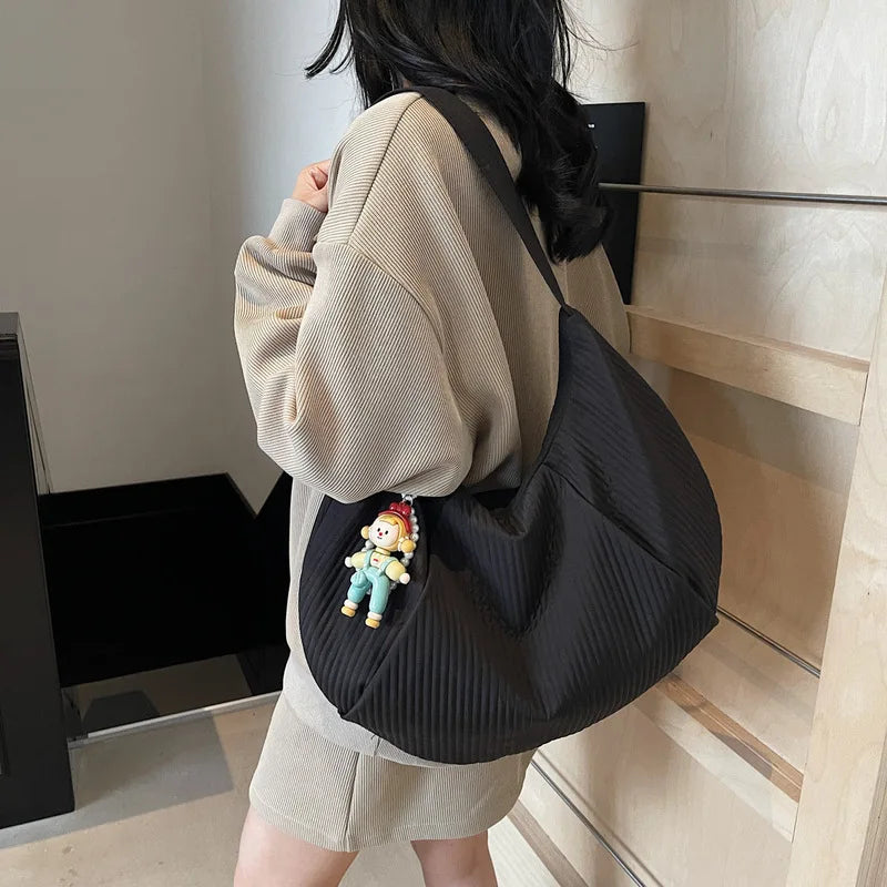 Women's Large Canvas Tote Bag | Casual Shoulder Bag 2025 Canvas Tote Bag Nixie
