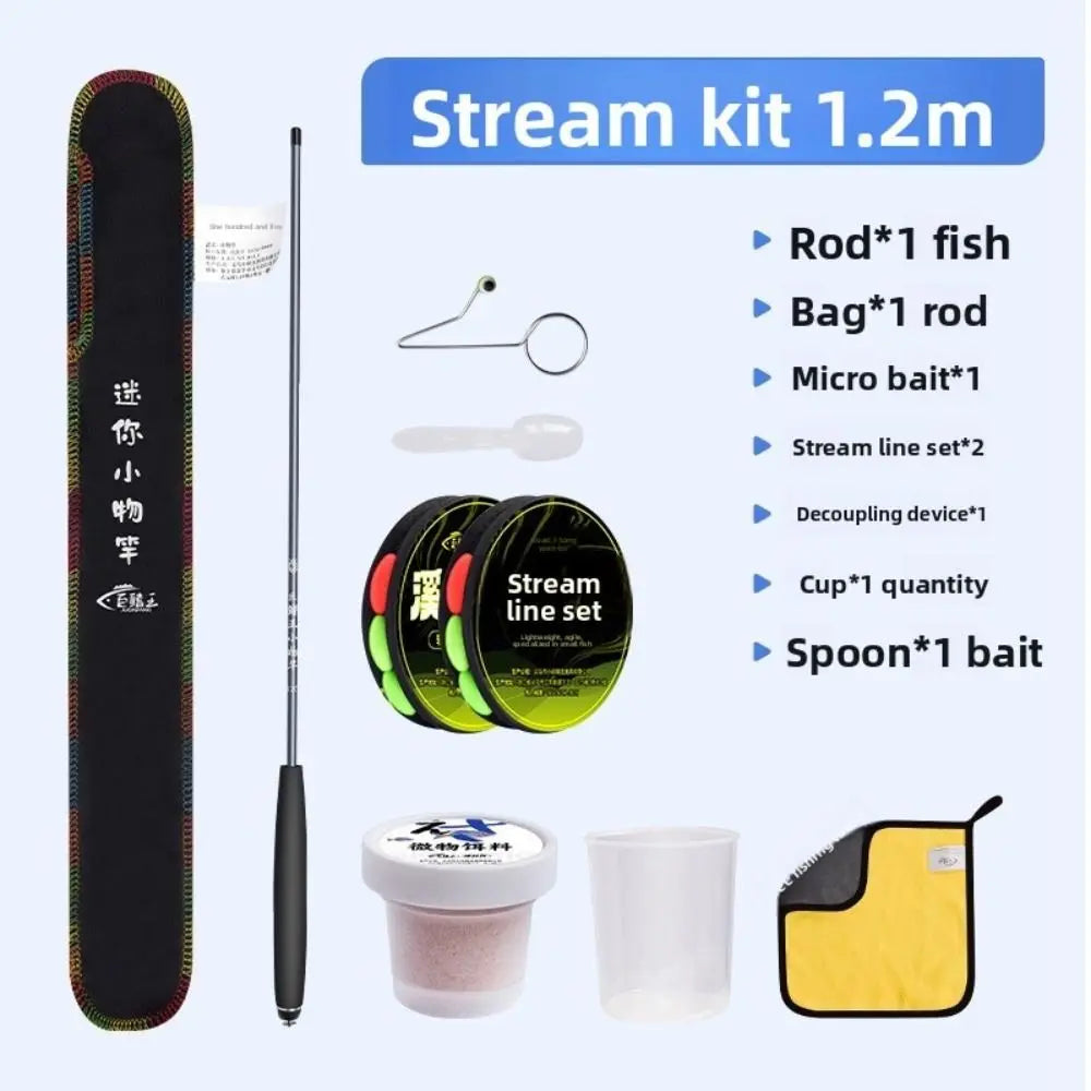 Ultra Light Telescopic Fishing Rod Set – Stream & River