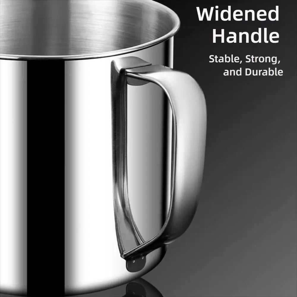 304 Stainless Steel Mug with Lid & Handle | 200–1250ml Stainless Steel Mug Nixie