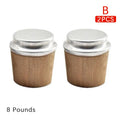 2Pcs Wooden Thermos Cork Stopper – Vacuum Flask Bottle Cap Bottle Stopper Nixie B