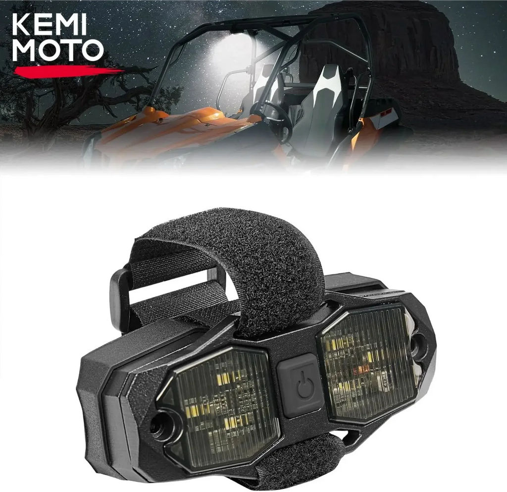 KEMIMOTO 12V Waterproof LED Dome Light for UTV ATV RV Truck LED Dome Light Nixie