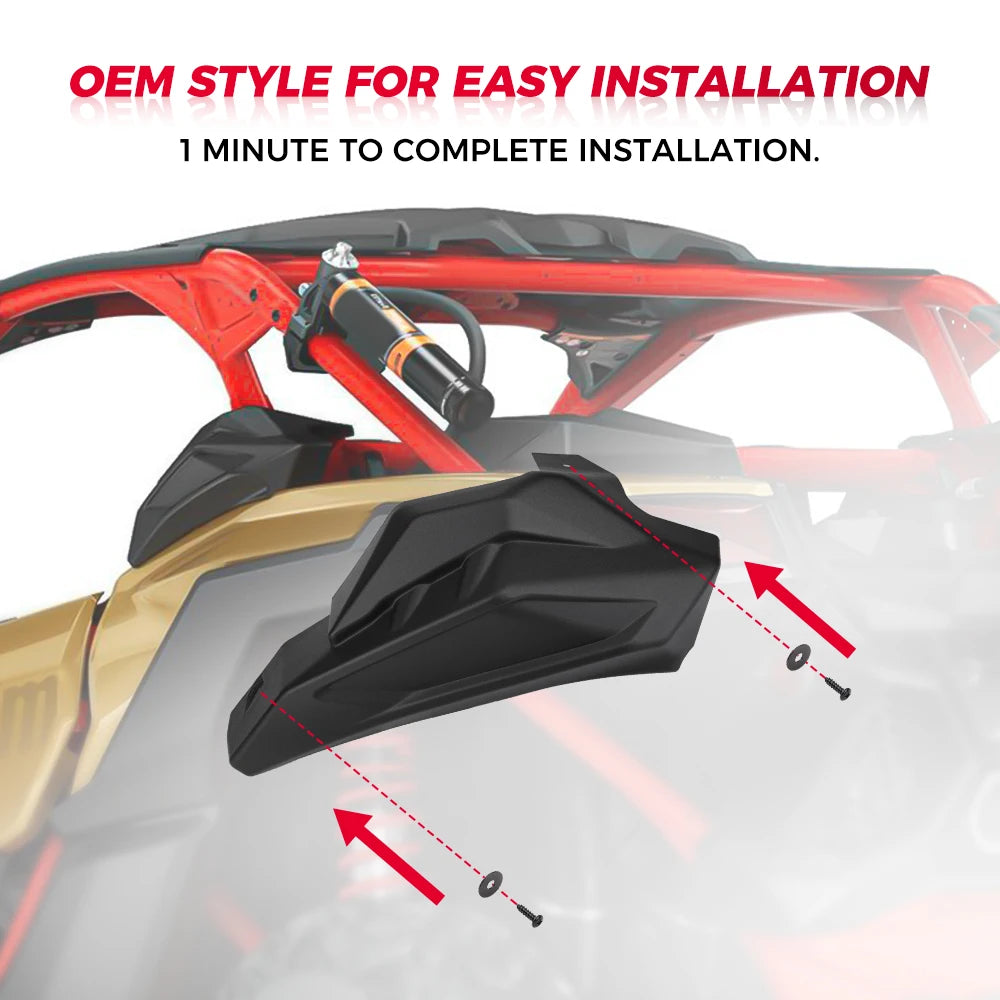 Rear Cage Trim Cover for Can-Am Maverick X3 LH RH 2017–2025 UTV Cage Trim Cover Nixie