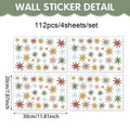 Rainbow Diamond Star Wall Decals – Kids Nursery Room Stickers Wall Decals Nixie A3