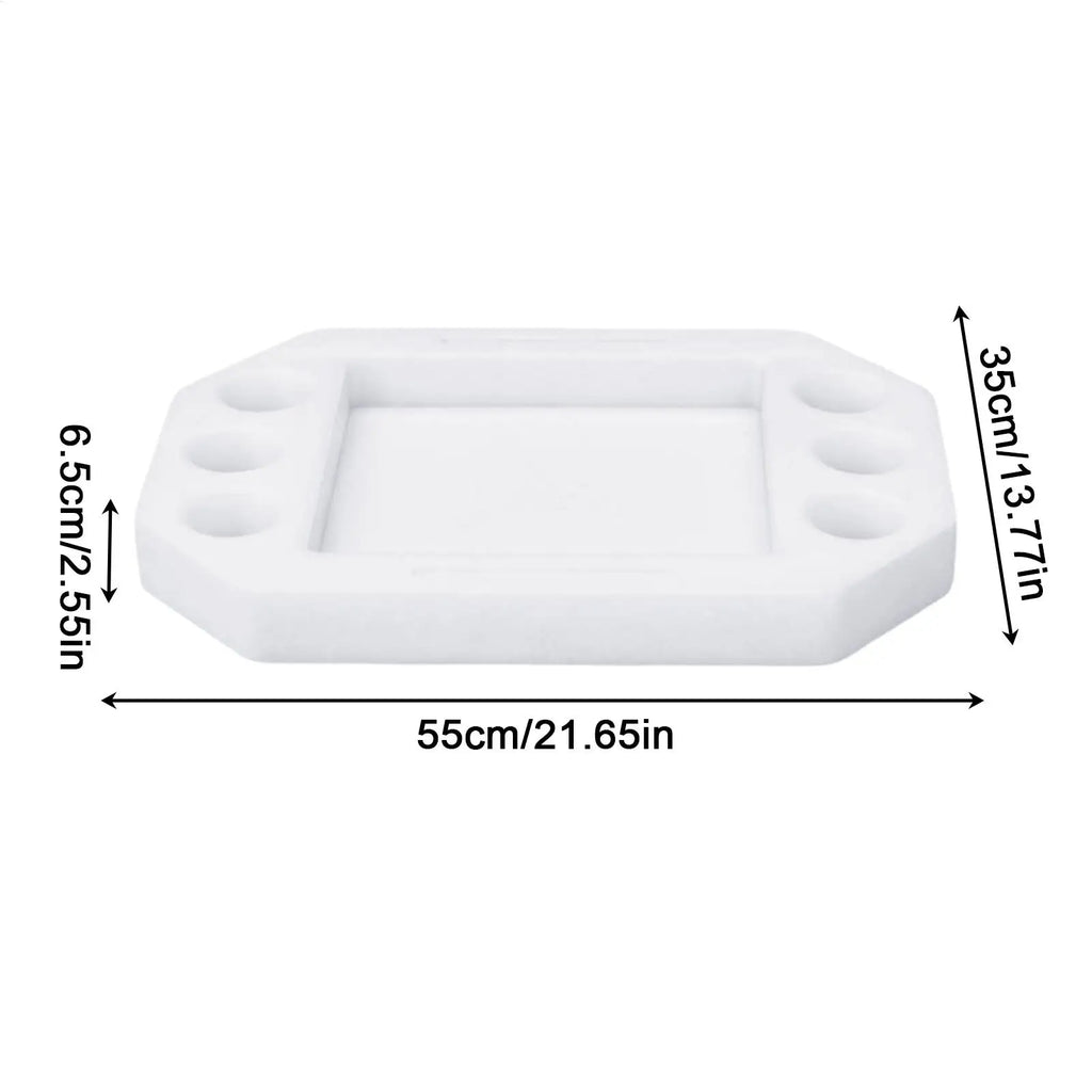 Pool Floating Tray – Large Drink & Snack Holder with Compartments