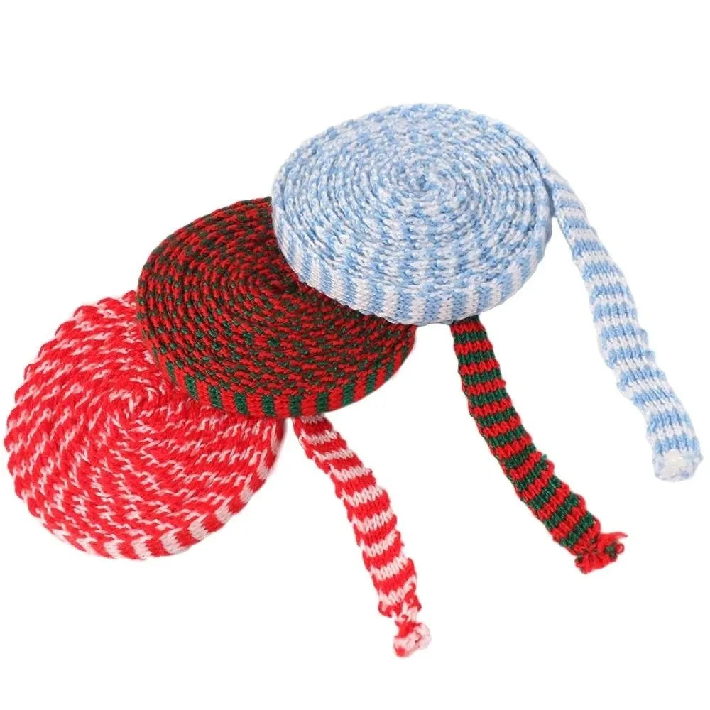 15mm Christmas Ribbon Red Green Polyester DIY Craft Decoration Craft Ribbon Nixie