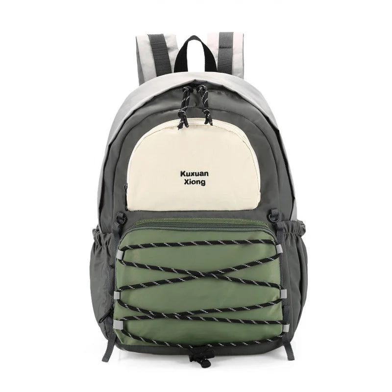 Lightweight Color-Block Hiking Backpack 20-35L Unisex