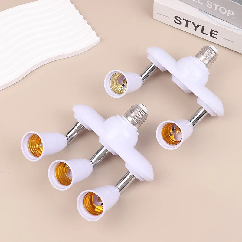 E26 E27 Light Socket Splitter 1 to 2 or 3 Bulb Adapter